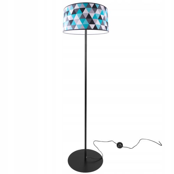Børnegulvlampe, mønstre, LED lampeskærm
