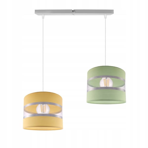 HÄNGANDE TAKSLAMPA LJUSKANT LAMPSKÄRM BARN