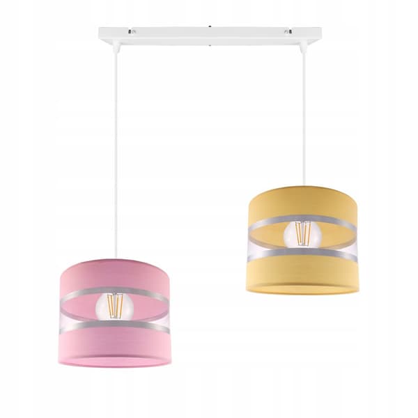HÄNGANDE TAKSLAMPA LJUSKANT LAMPSKÄRM BARN