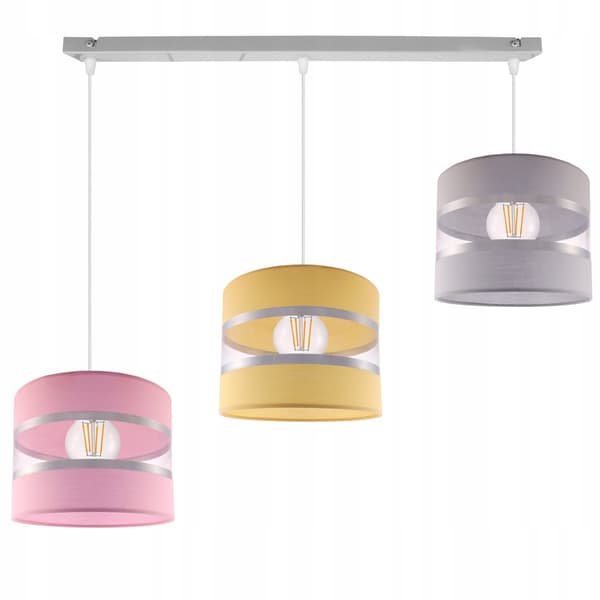 HÆNGE LOFTSLAMPE LYSKELYSE LAMPESKÆRM BØRN
