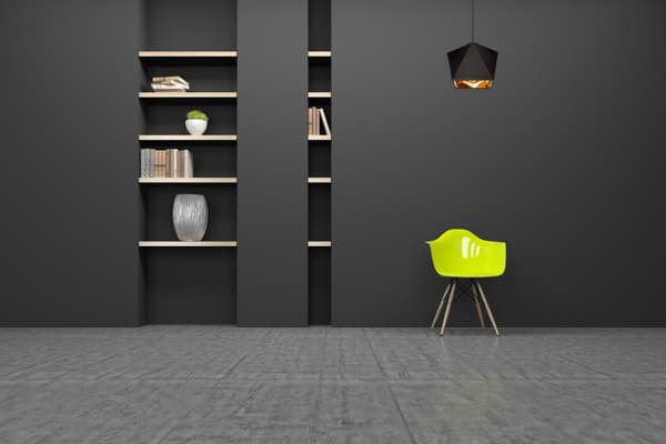 Diamant loftslampe, gyldent center, LED