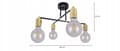 Miniatyrbild 3 av 7: Modern Loft Edison Gold LED Hänglampa
