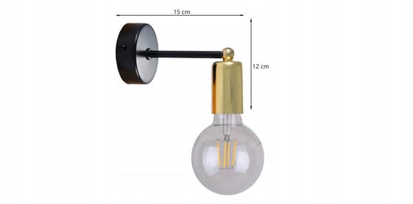 Moderne Loft Væglampe Guld LED Tilbehør