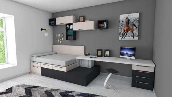 Moderne Loft Væglampe Guld LED Tilbehør