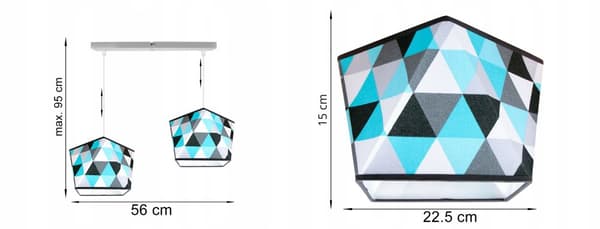 HÄNGA TAKSLAMPA LJUSKLUSTA LAMPSKÄRM MODERN