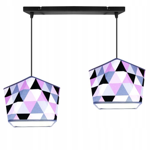 HÄNGA TAKSLAMPA LJUSKLUSTA LAMPSKÄRM MODERN