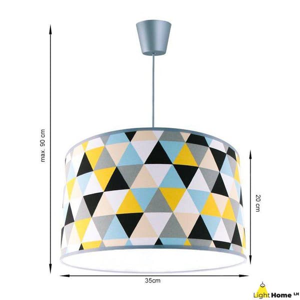 HÆNGE LOFTSLAMPE LYSKELYSE LAMPESKÆRM MODERNE