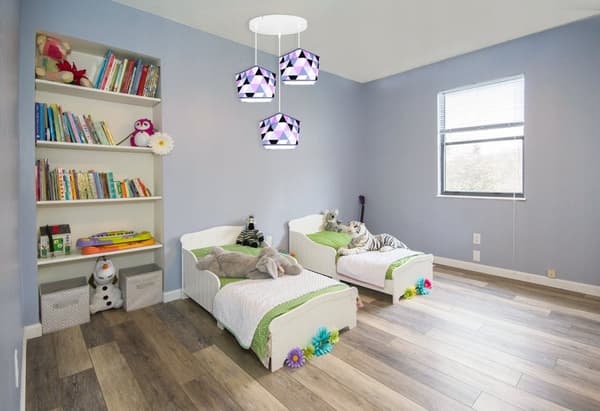 HÄNGA TAKSLAMPA LJUSKLUSTA LAMPSKÄRM MODERN