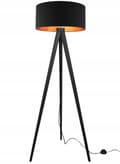 Miniatyrbillede 7 af 10: Gulvlampe stående TRIPOD guld træ