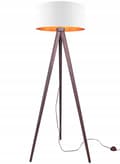 Miniatyrbillede 10 af 10: Gulvlampe stående TRIPOD guld træ