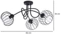 Miniatyrbillede 8 af 9: Moderne metal pendel LAMPE Loft Edison E27