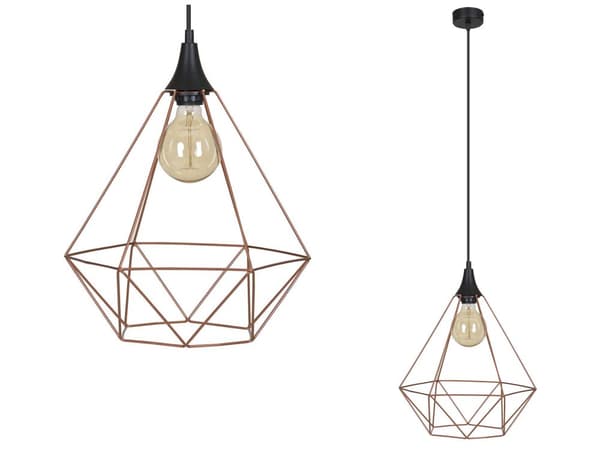 GALAXY LOFT Hængelampe Retro EDISON Kobber LED