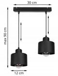 Miniatyrbillede 4 af 10: HÆNGE LOFTSLAMPE LYSKELYSE METAL LED