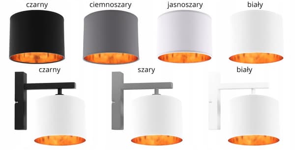VÄGGLAMPA TAKLAMPA GULD LAMPSKÄRM LED