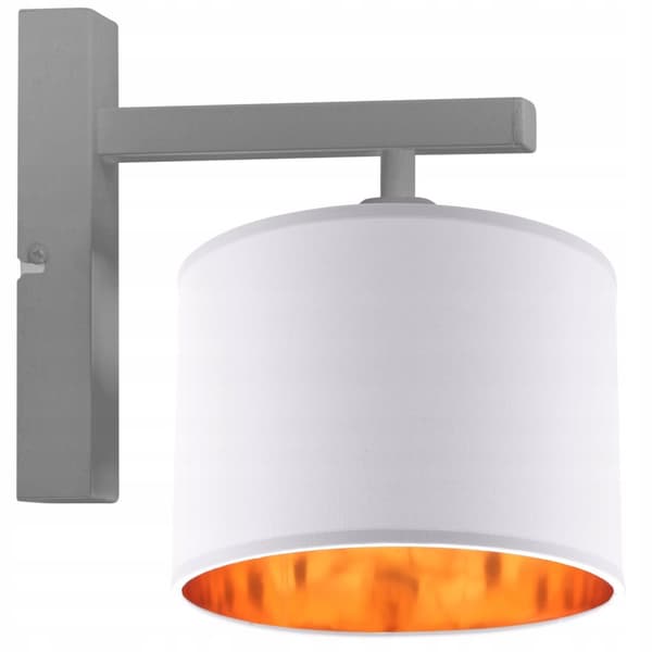 VÄGGLAMPA TAKLAMPA GULD LAMPSKÄRM LED