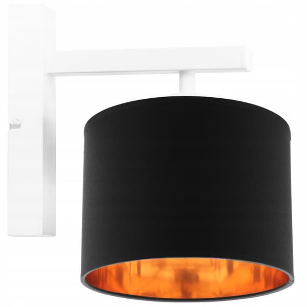 VÄGGLAMPA TAKLAMPA GULD LAMPSKÄRM LED