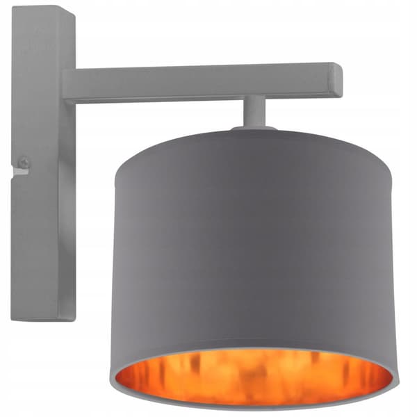 VÄGGLAMPA TAKLAMPA GULD LAMPSKÄRM LED
