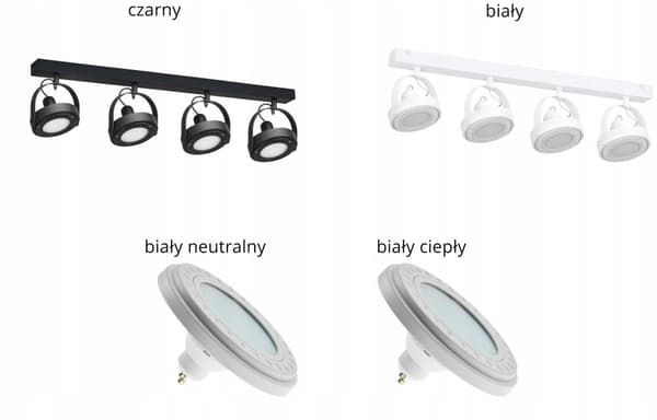 LED-KATTOVALAISIN GU10 SEINÄÄN