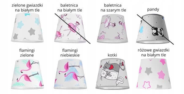 HÆNGE LOFTSLAMPE Børnelysekrone LAMPESKÆRM