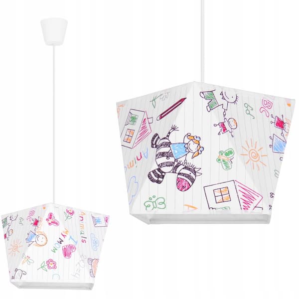 HÄNGANDE TAKLAMPA Barnljuskrona LAMPSKYDD