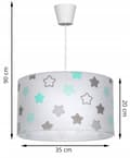 Miniatyrbillede 6 af 10: LOFTSLAMPE HÆNGENDE BØRNELYSEKREMPER TIL SOVEVÆRELSESLYSESKÆRM