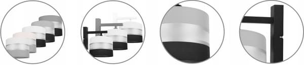 VÆGLAMPE LOFTSLAMPE LAMPESKÆRM MODERNE