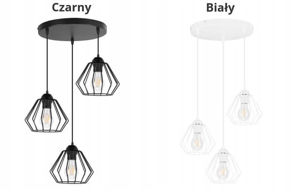 TAK HÄNGLAMPA LJUSKRAN DIAMOND LED LOFT