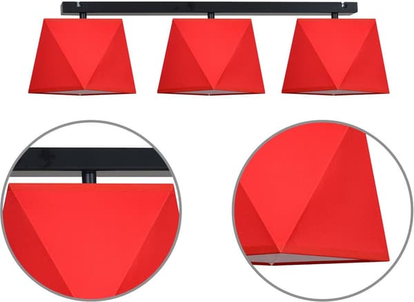 LOFT HÆNGELAMPE LYSKELYSE LOFTSLAMPE DIAMOND LED