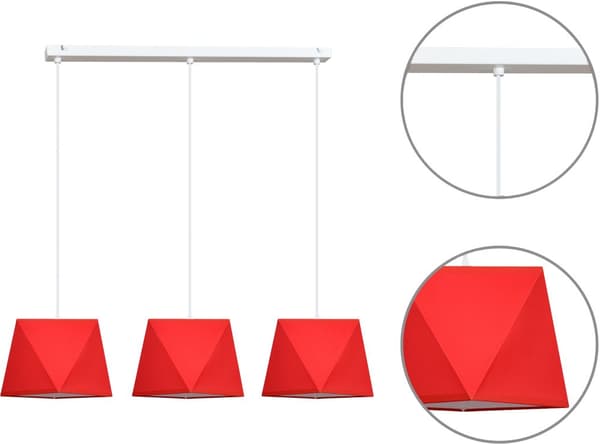 LOFT HÆNGELAMPE LYSKELYSE LOFTSLAMPE DIAMOND LED