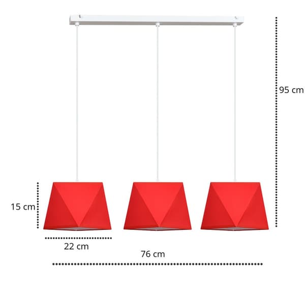 LOFT HÆNGELAMPE LYSKELYSE LOFTSLAMPE DIAMOND LED