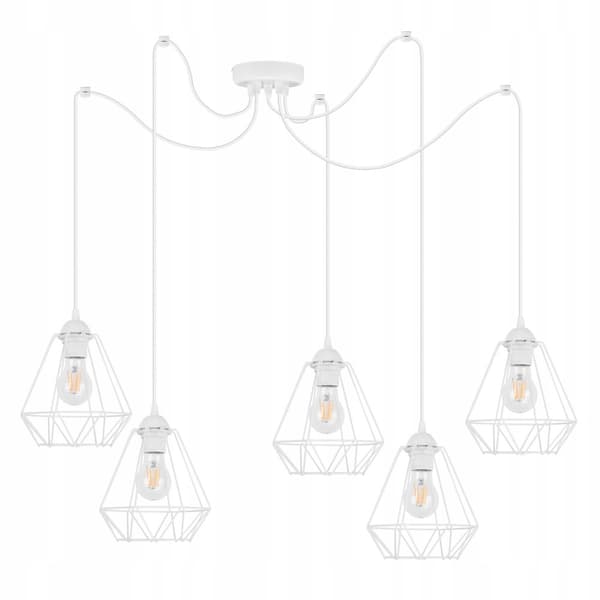 HÄNGANDE taklampa ljuskrona SPIDER loft E27 LED