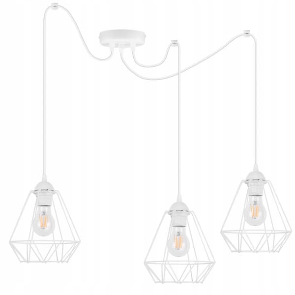 HÄNGANDE taklampa ljuskrona SPIDER loft E27 LED