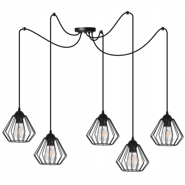 HÆNGENDE loftslampe lysekrone SPIDER loft E27 LED
