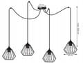Miniatyrbillede 4 af 10: HÆNGENDE loftslampe lysekrone SPIDER loft E27 LED