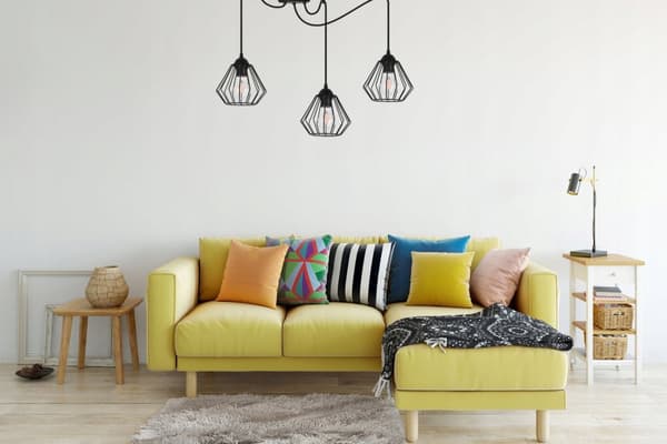 HÄNGANDE taklampa ljuskrona SPIDER loft E27 LED