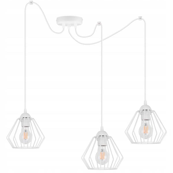 HÄNGANDE taklampa ljuskrona SPIDER loft E27 LED