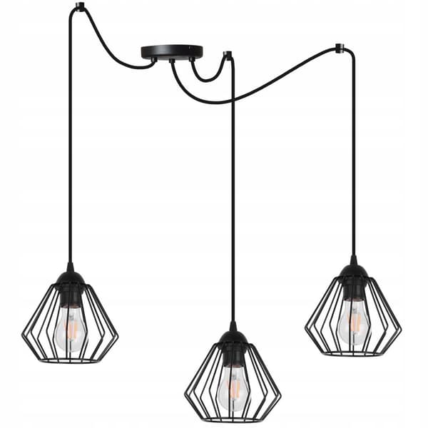 HÄNGANDE taklampa ljuskrona SPIDER loft E27 LED
