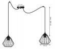 Miniatyrbillede 4 af 10: HÆNGENDE loftslampe lysekrone SPIDER loft E27 LED