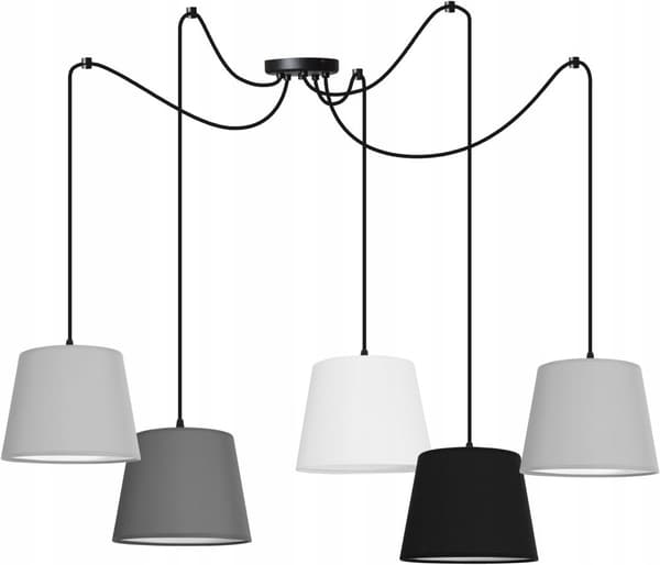 HÆNGENDE loftslampe lysekrone SPIDER loft E27 LED