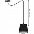 Miniatyrbillede 6 af 10: HÆNGENDE loftslampe lysekrone SPIDER loft E27 LED