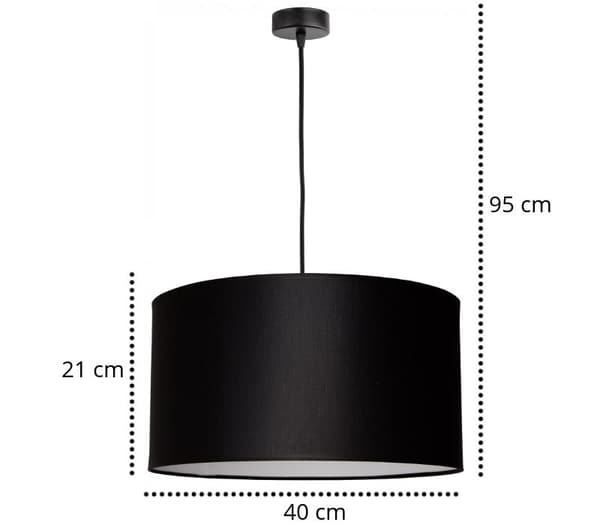 Hängande lampskärm Modern Material 40 cm LED