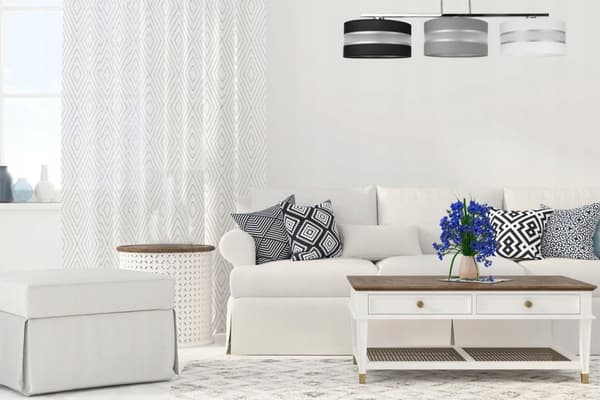HÄNGA TAKSLAMPA LJUSKLUSTA LAMPSKÄRM MODERN
