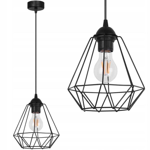 Kattoon RIIPPUVALAISIN DIAMOND LOFT EDISON RETRO
