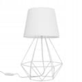 Miniatyrbild 4 av 10: NATTLAMPA Bordsbord Tråd Lampskärm LED