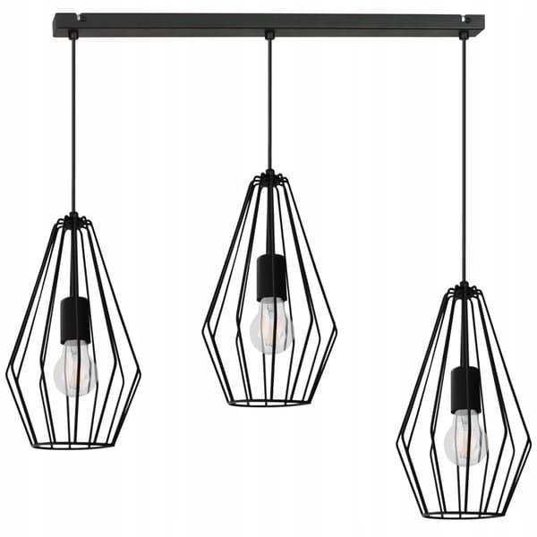 Diamond LOFT sort wire lofthængende lampe