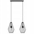 Miniatyrbild 7 av 10: LOFT INDUSTRIELL DIAMANT TAKLAMPA HÄNGNING E27