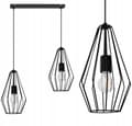Miniatyrbild 1 av 10: LOFT INDUSTRIELL DIAMANT TAKLAMPA HÄNGNING E27