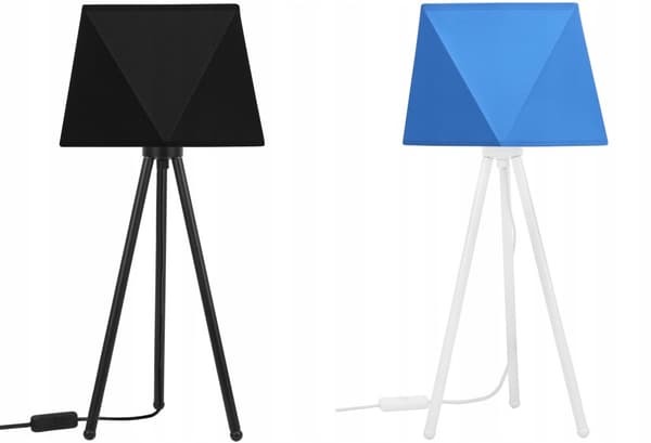 SÄNKBORDSLAMPA - DIAMANT LAMPSKÄRM - STATIV