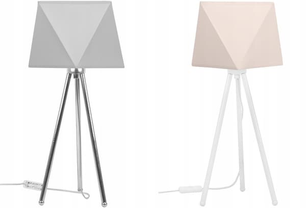 SÄNKBORDSLAMPA - DIAMANT LAMPSKÄRM - STATIV