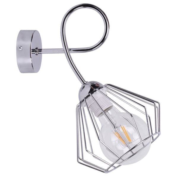 Kromad LOFT VÄGGLAMPA snygg vägglampa